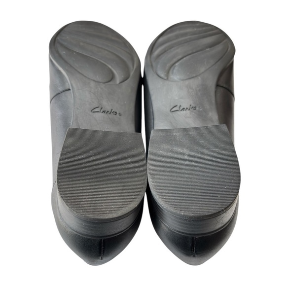 Clarks Collection Slip-On Penny Loafers Juliet Coast Black Leopard Shoe Size 9 - Picture 9 of 11